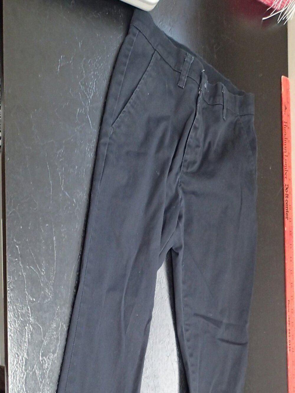 Lee Total Freedom Slim Fit Mens Black Dress Pants Size 29 x 30